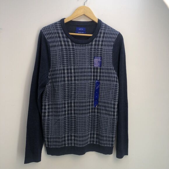 Apt. 9 Men's Soft Colorblock Merino Sweater Size Small - Picture 3 of 11